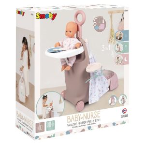 SMOBY BABY NURSE VALISE NURSERIE-3EN1