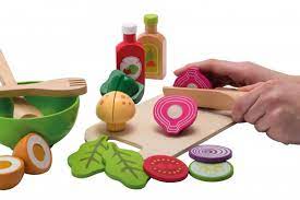 Dinette set en bois set a salade+3ans – Image 3