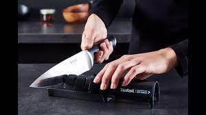 Aiguiseur De Couteaux 3 Fentes Avec Ventouse - Professionnel, Portable, Pour Couteaux De Cuisine Et Ciseaux