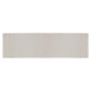 Chemin de table en coton-38x140cm-maha-blanc