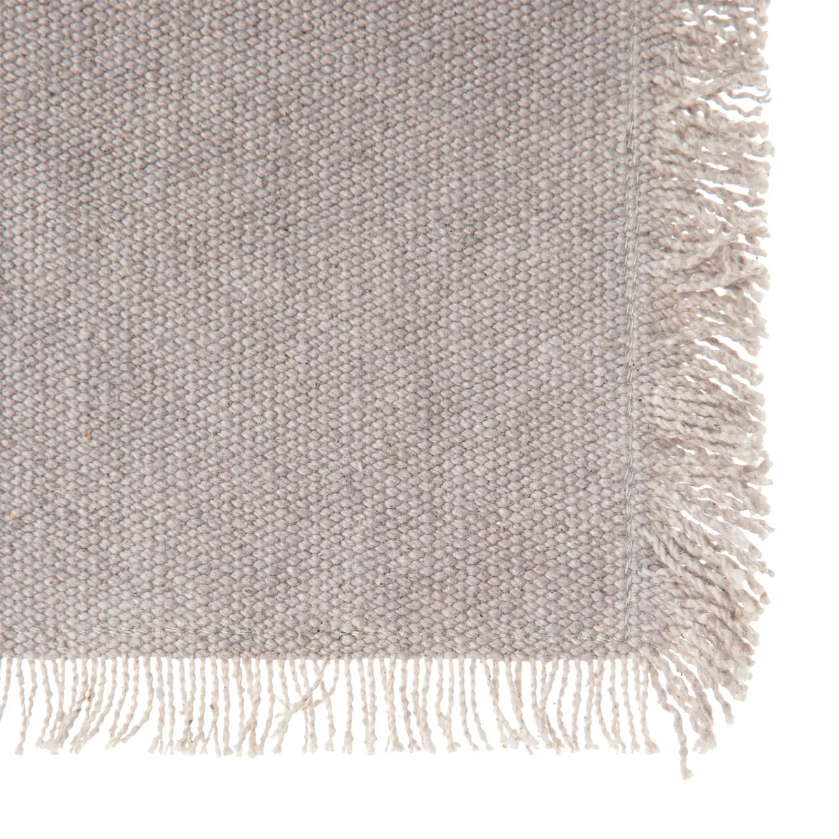 SET DE TABLE EN COTON-45X30CM-RECTANGLE-MAHA TAUPE - Image 3