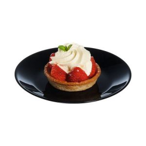 ASSIETTE A DESSERT-ZELIE NOIR-18CM-LUMINARC