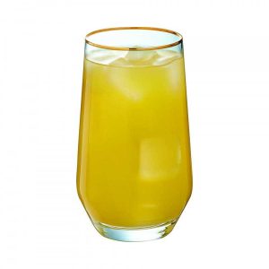 VERRE CRISTAL D'ARQUES-40CL-4PCS-BORD OR