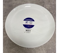 Assiette Plate 25.5x25.5cm Melody Blanc - Fabrique De Styles
