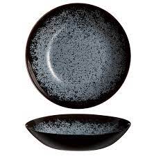 Assiette creuse ronde-20cm-luminarc Slate-noir - Image 4