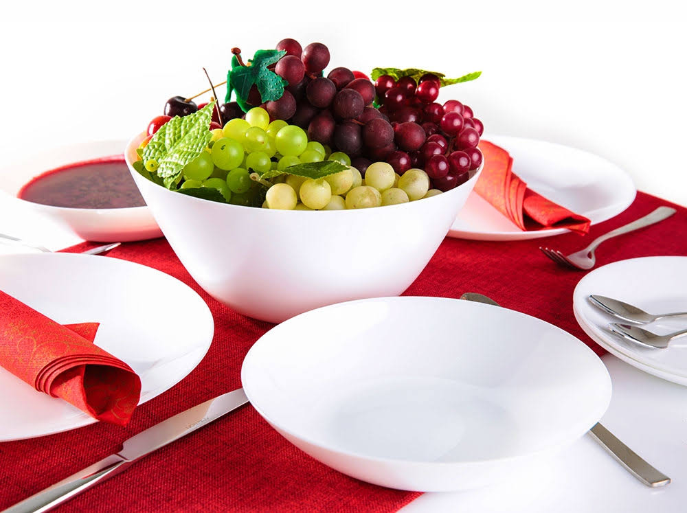 SALADIER 18CM-LUMINARC ZELIE -BLANC – Image 2