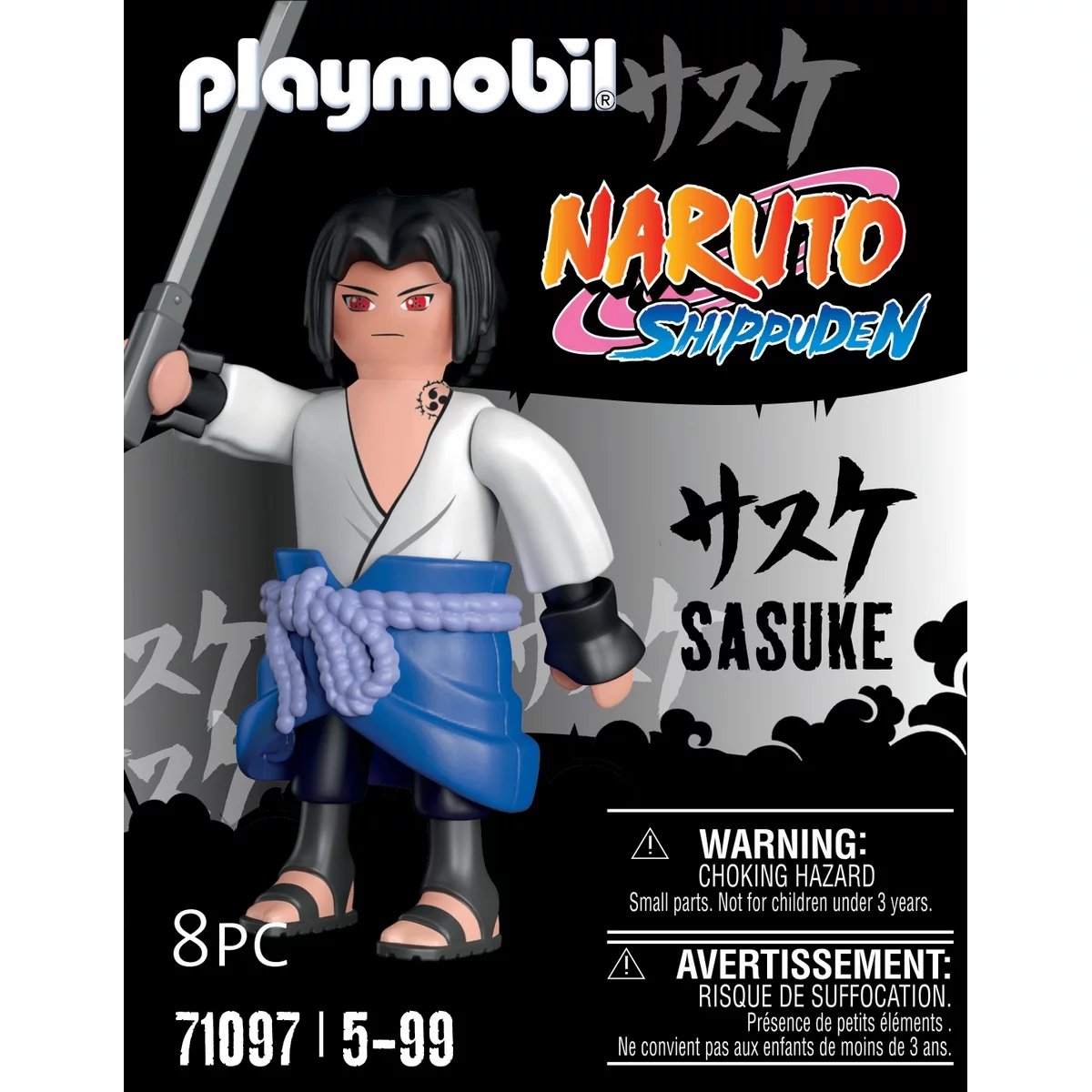 Playmobil naturo shippuden sasuke-8pcs-5-99ans - Image 3