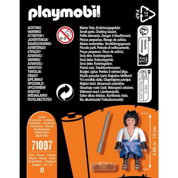 Playmobil naturo shippuden sasuke-8pcs-5-99ans - Image 2