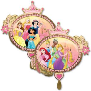 Ballon gonflable decoratif-86x81cm-princess Disney