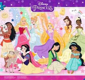 PUZZLE-40PCS-DISNEY PRINCESS+4 ANS