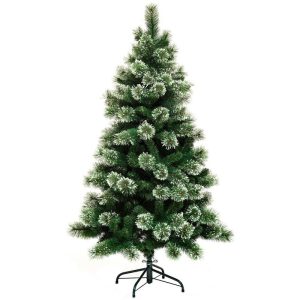Sapin de noel-150cm-vert bout argente gracious imperial
