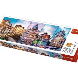 PUZZLES-500PCS-PANORAMA EN VOYAGE EN ITALIE