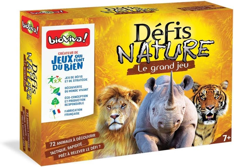 JEU DE DEFIS-NATURE LE GRAND JEU 72 ANIMAUX A DECOUVRIR-BIOVIVA – Image 6