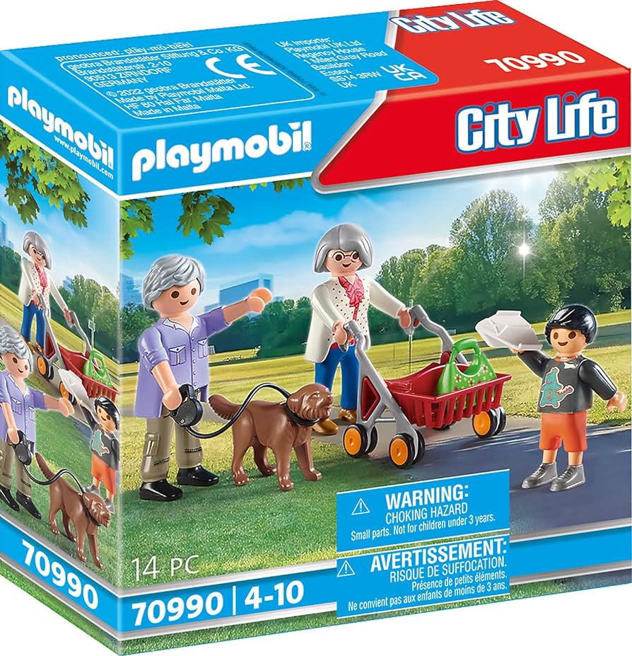 PLAYMOBIL-SPECIAL GRAND MERE AVEC CHATS-9PCS – Orca