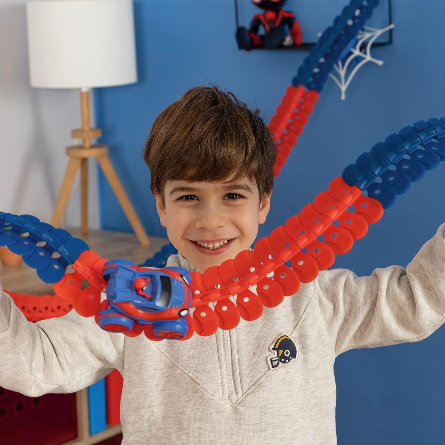SMOBY-FLEXTREME-SET SPIDERMAN-CIRCUIT+1 VOITURE – Image 3