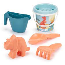 Jeu de plage seau accessoires dino-17cm+18mois – Image 3