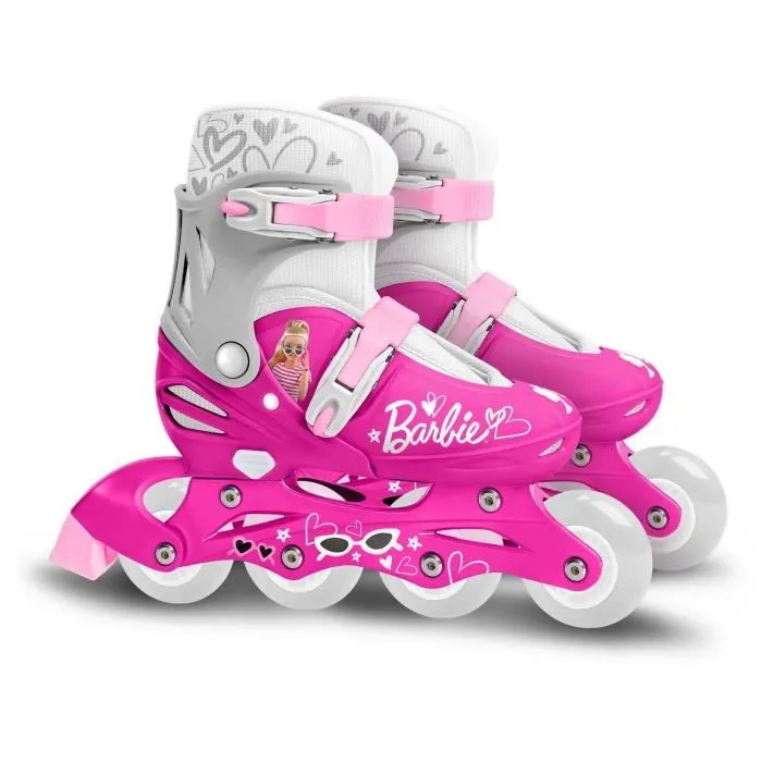 Paire de Roller 30/33 - Rose et Noir