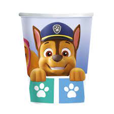 Verre jetable en papier-250ml-set de-8pcs-paw patrol 2022