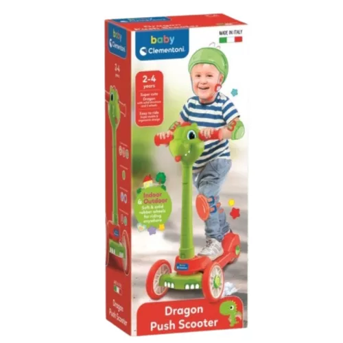 Clementoni baby trottinette 3 roues ma trotinette dragon-2-4ans - Image 2