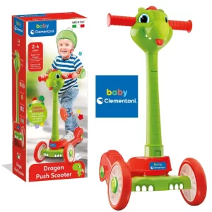 Clementoni baby trottinette  3 roues ma trotinette dragon-2-4ans