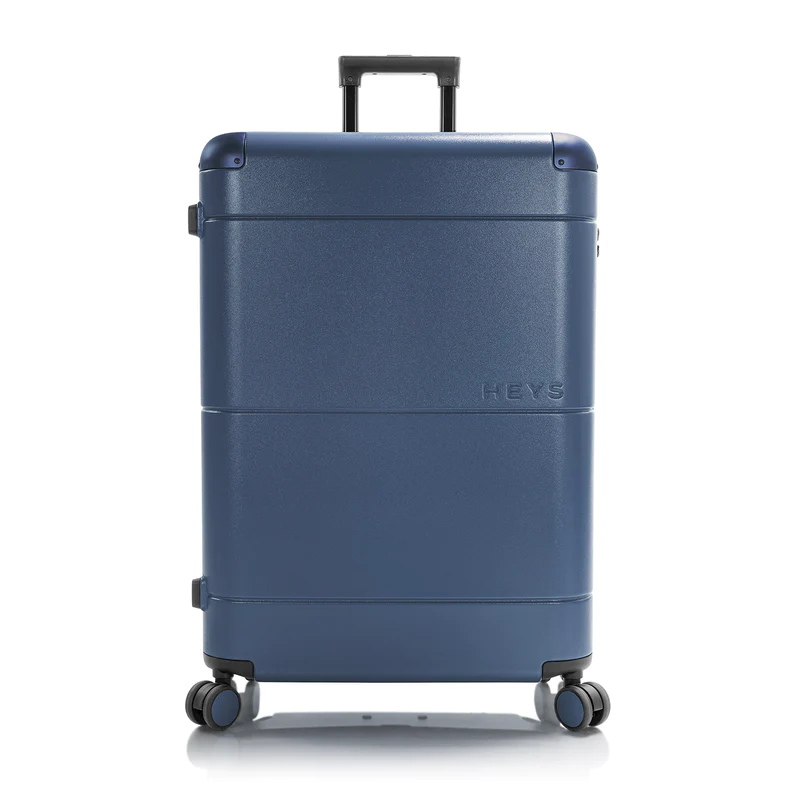 VALISE DE VOYAGE-TROLLEY RIGIDE-21KG-BLEU MARINE