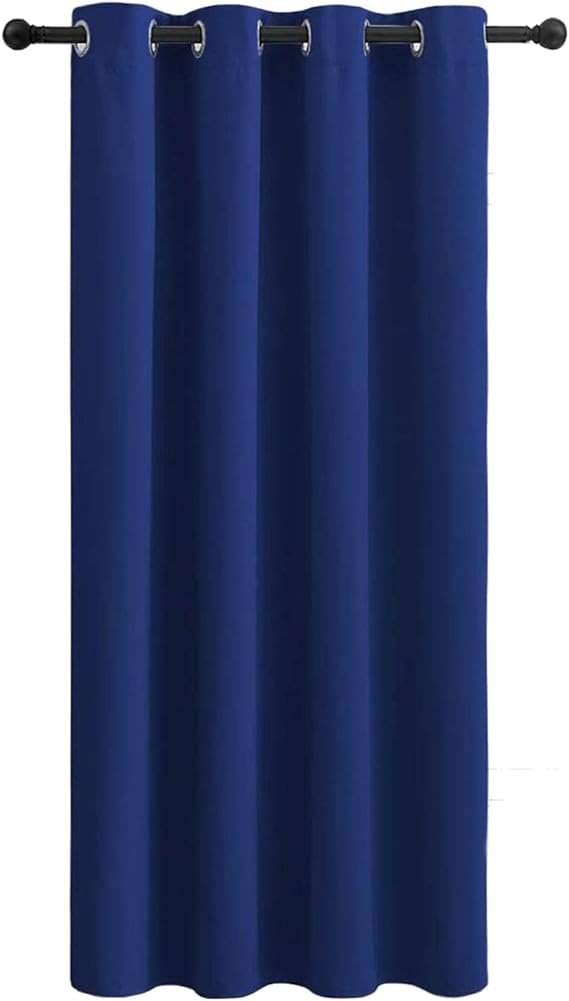 RIDEAU PRET A POSER-OCCULTANT JEFFERSON BLEU MARINE