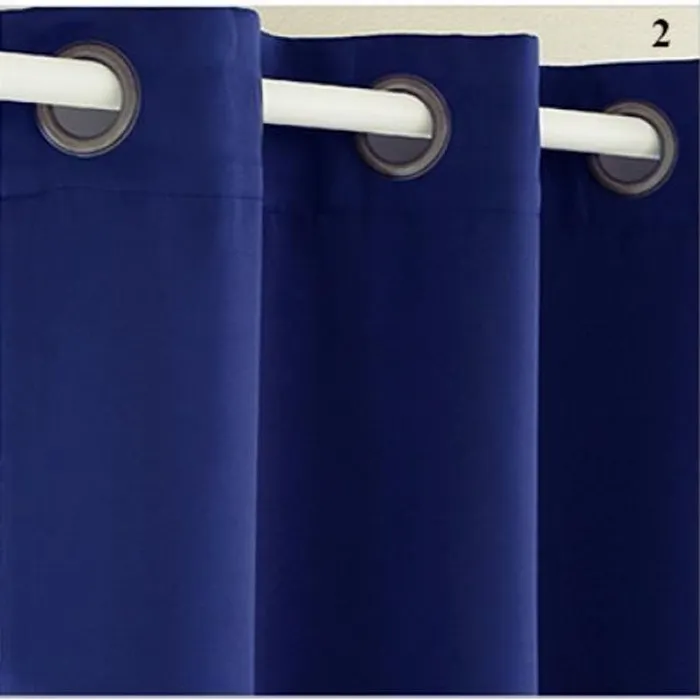 RIDEAU PRET A POSER-OCCULTANT JEFFERSON BLEU MARINE - Image 2