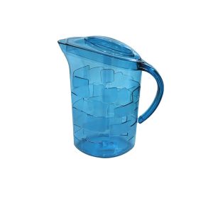 Carafe en plastique-2L-transparent couleur ASST