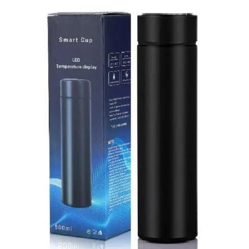 Thermos-0,5L-en métal+ thermomètre digital ASST – Image 4