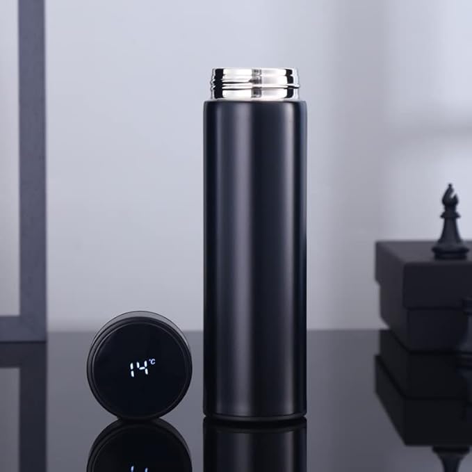 Thermos-0,5L-en métal+ thermomètre digital ASST – Image 2