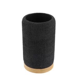 GOBELET DE DOUCHE EN POLYRESINE-ROND-EFFET MAILLE