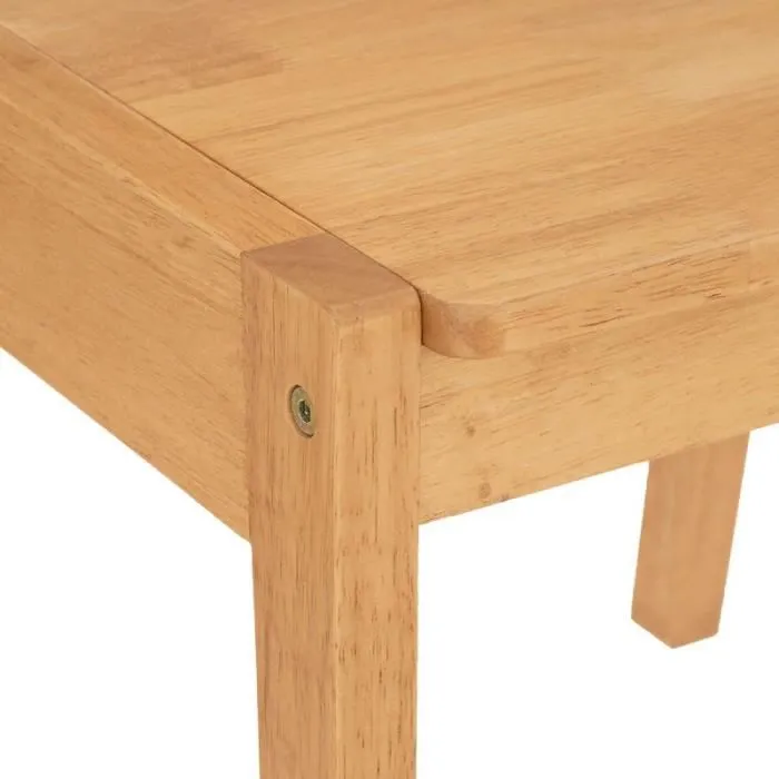 Chaise enfant en bois naturel hévéa robin – Image 3