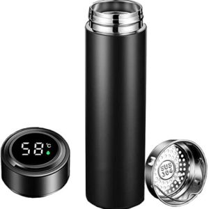Thermos-0,5L-en métal+ thermomètre digital ASST