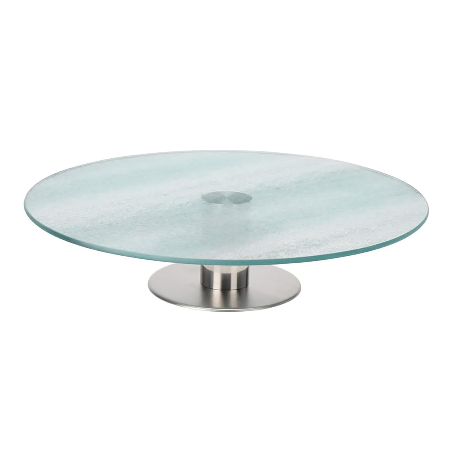 STAND A PATISSERIE EN VERRE-30CM-ROTATIF - Image 3