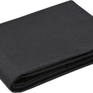 Housse de couette-260x240cm- percale 78 fils anthracite