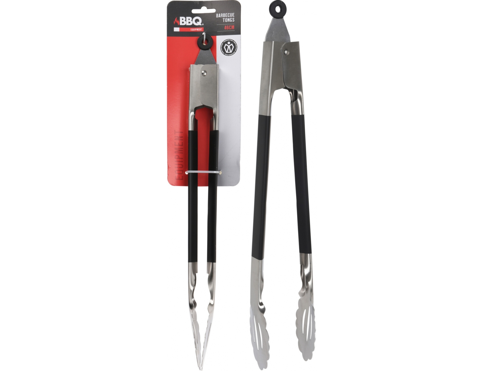 Pince pour barbecue-46cm-inox/noir – Image 4