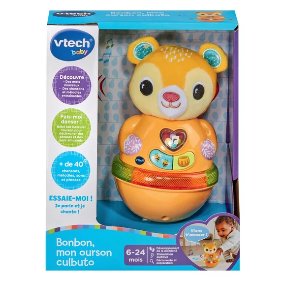 VTECH-BONBON MON OURSON CULBUTO-6-24MOIS