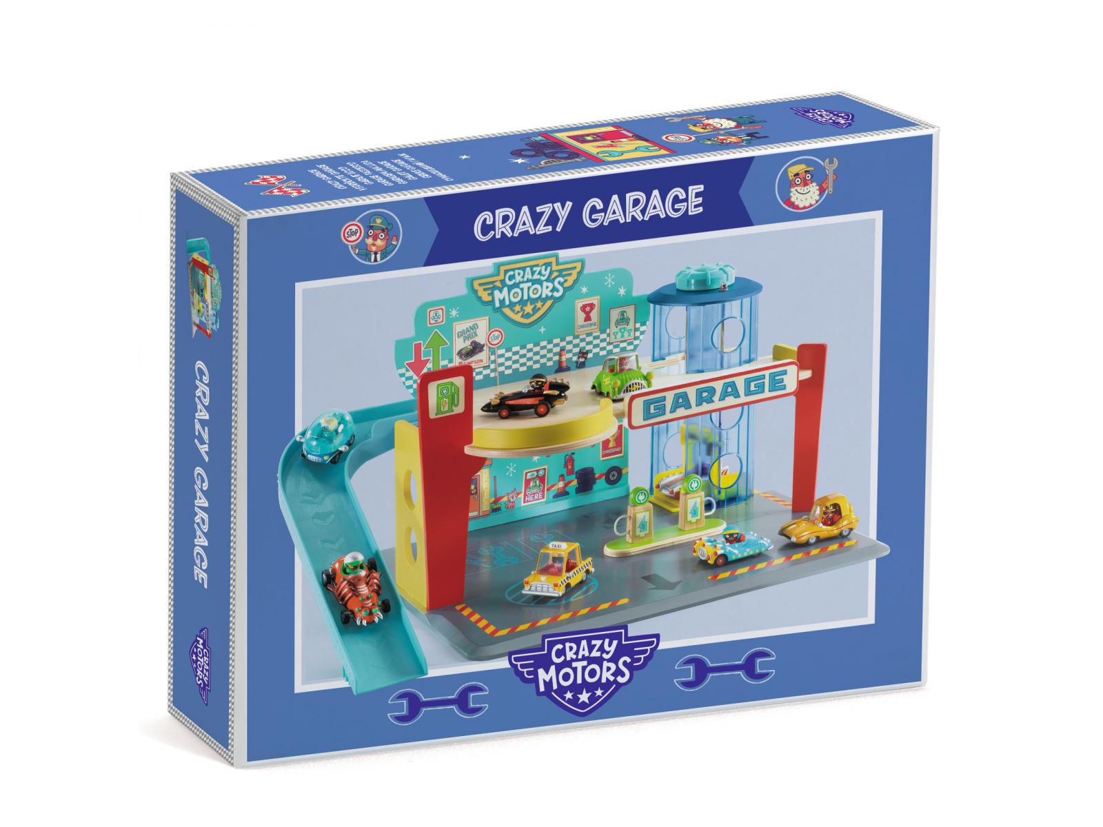 CIRCUIT GARAGE CRAZY MOTORS-3-9ANS-DJECO