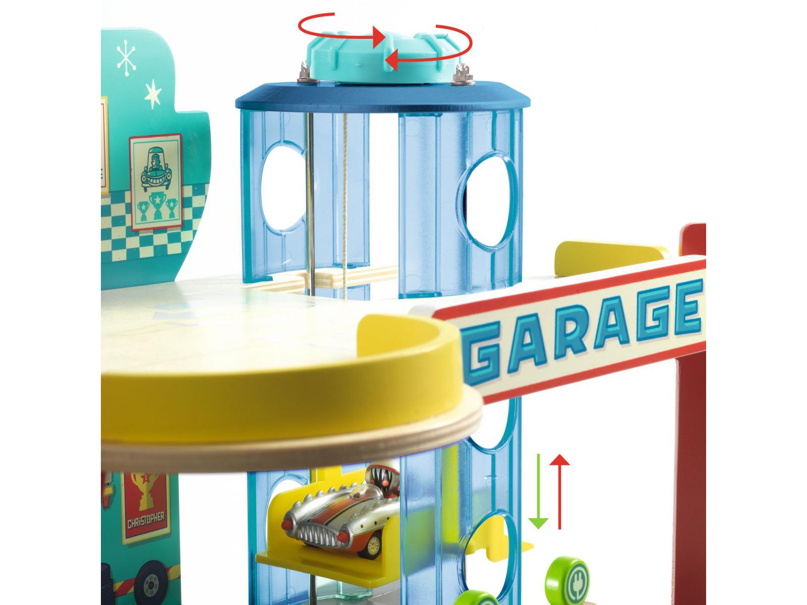 CIRCUIT GARAGE CRAZY MOTORS-3-9ANS-DJECO - Image 3