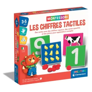 JEU EDUCATIF-LES CHIFFRES TACTILES-MONTESSORI+3ANS