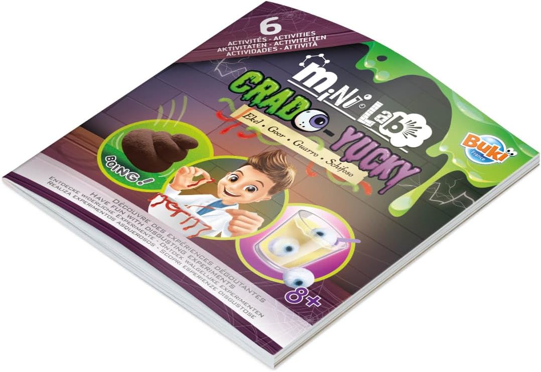 JEU DE SCIENCE-MINI LAB CRADO-YUCKY-6 ACTIVITES+8ANS – Image 2