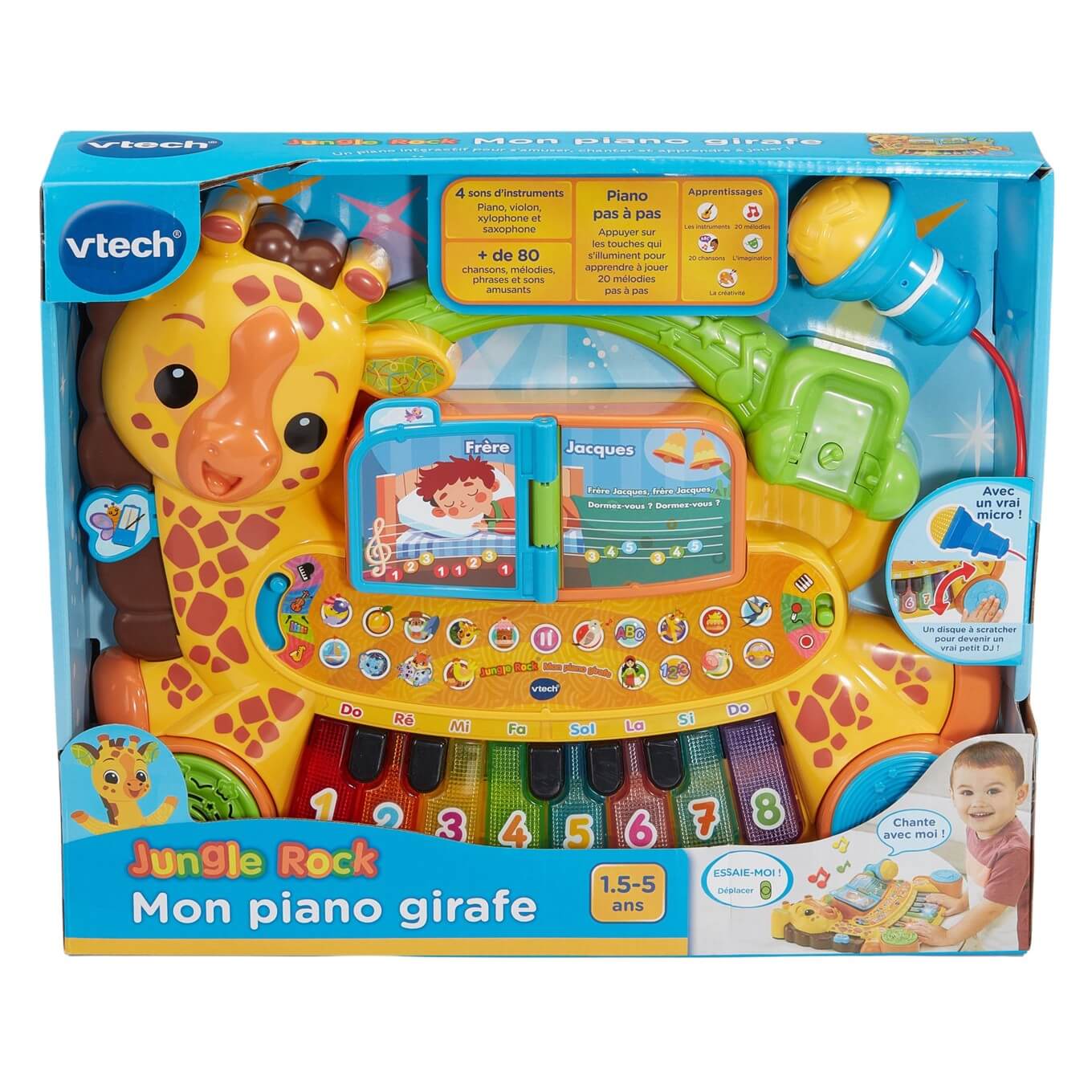 Vtech jungle rock mon piano girafe-1-5-5ans – Image 3