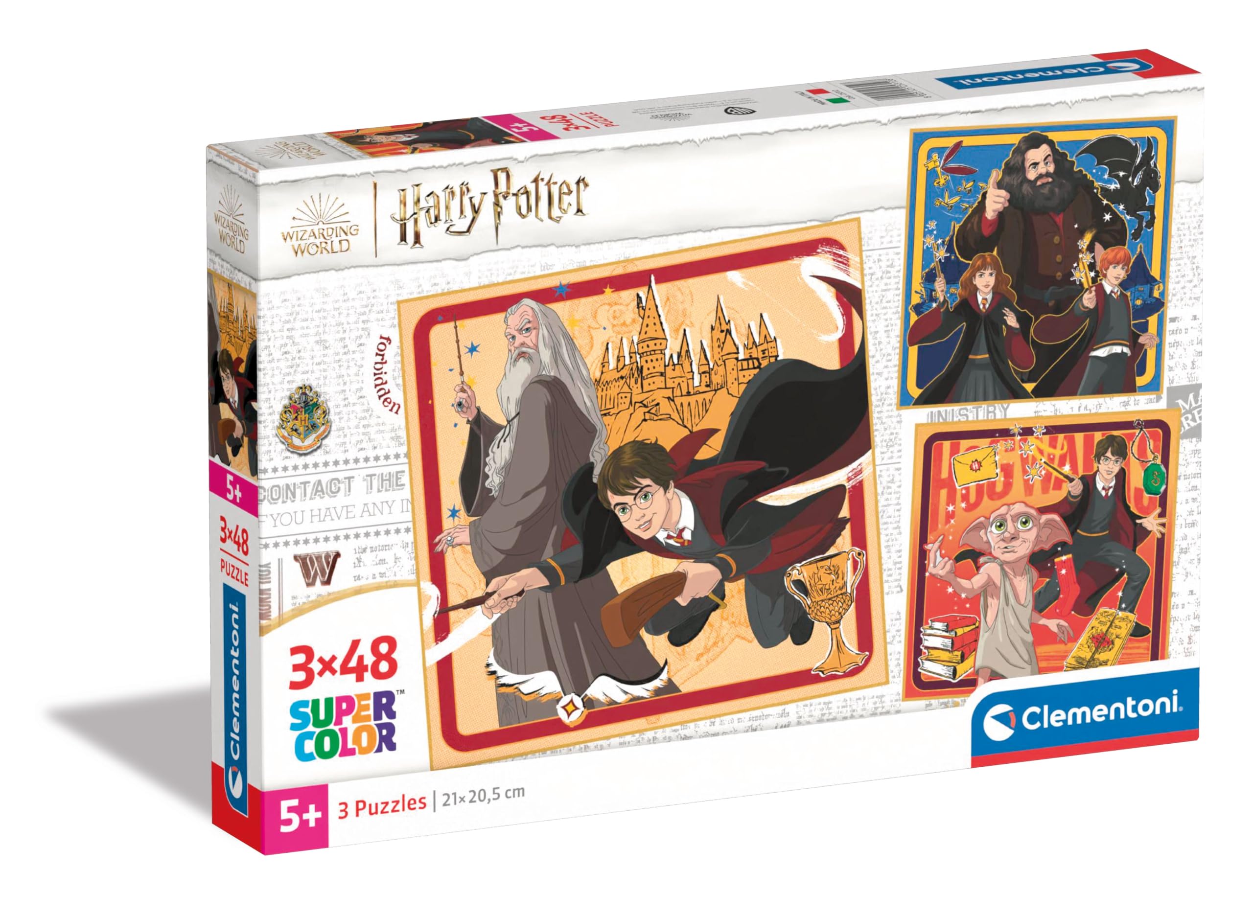 CLEMENTONI-PUZZLE 3X48PCS-HARRY POTTER+5ANS – Orca