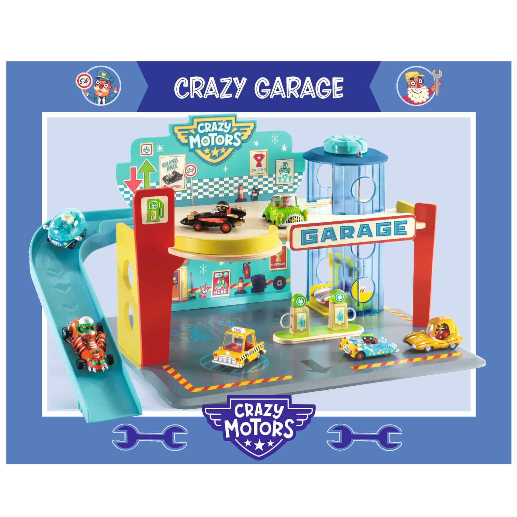 CIRCUIT GARAGE CRAZY MOTORS-3-9ANS-DJECO - Image 5