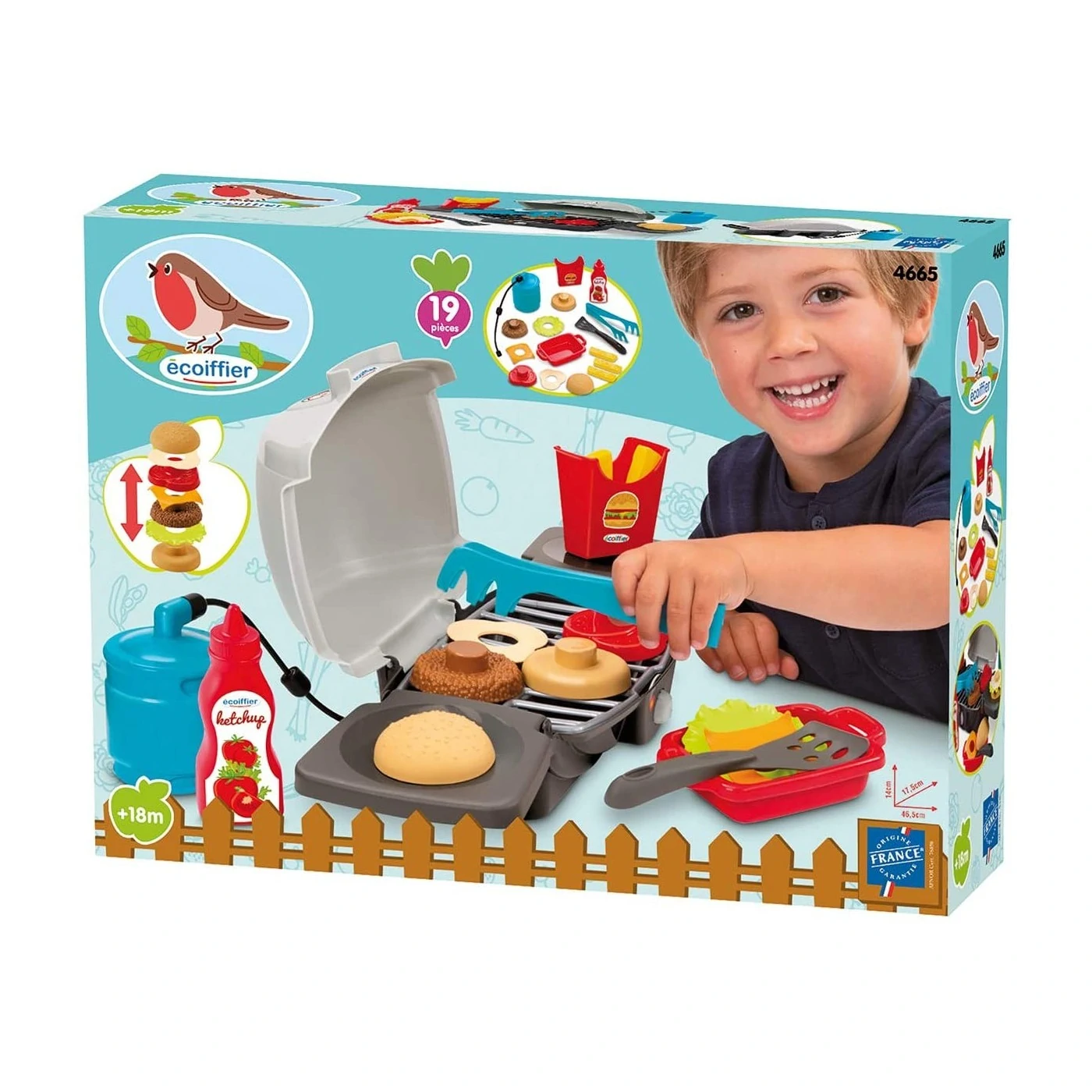 Dinette set barbecue burger-19pcs+18mois – Image 6