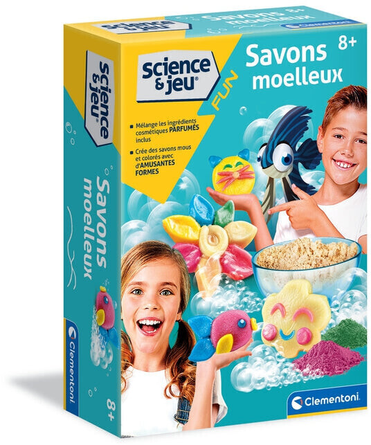 CLEMENTONI-JEU DE SCIENCE DE SAVONS MOELLEUX+8ANS