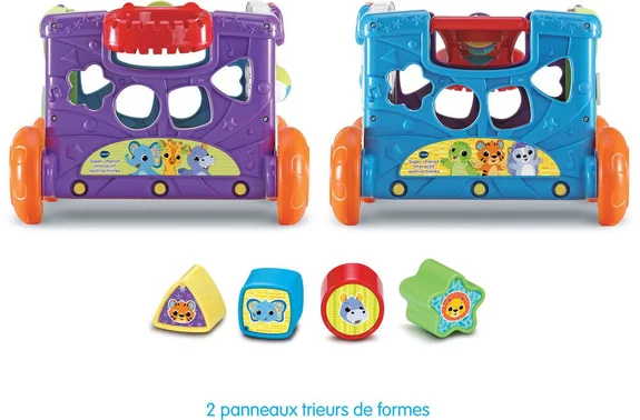VTECH-SUPER CHARIOT INTERACTIF-MULTI-ACTIVITES-12-36MOIS - Image 3