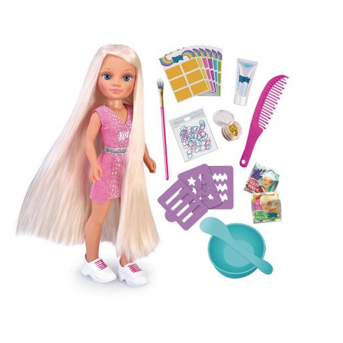 Poupée+ accessoires Nancy cheveux extra longs+3ans - Image 5