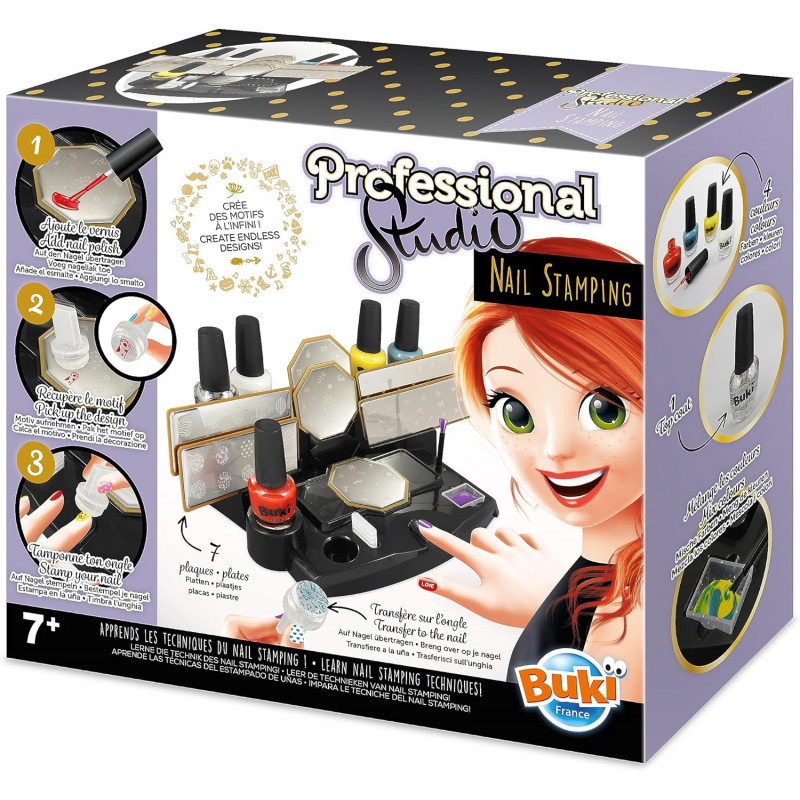 JEU DE CREATION-STUDIO PROFESSIONNEL TATOOS+7ANS-BUKI