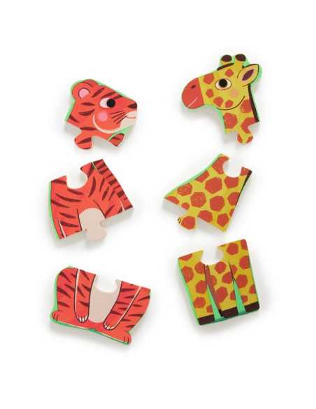 PUZZLE EN BOIS-COUCOU TIGRE+18MOIS-DJECO - Image 3